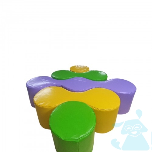 Мягкие модули Косточки-пазлы 5 элементов