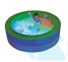 Сухий басейн з підсвіткою круглий