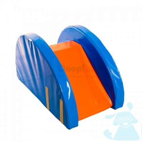 Мягкие модули Сухой Бассейн 2в1 с каркасной Горкой +мат