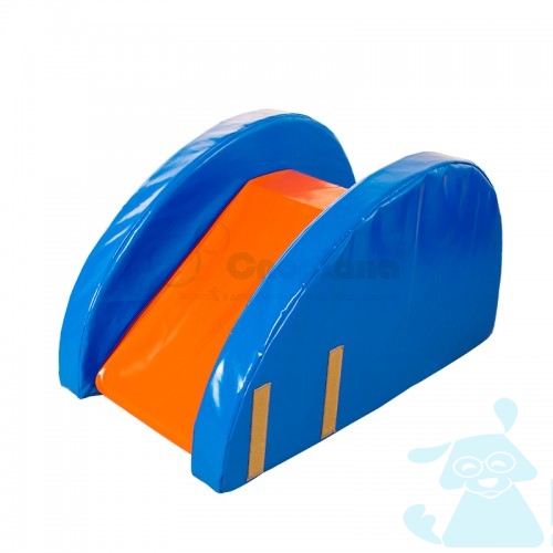 Мягкие модули Сухой Бассейн 2в1 с каркасной Горкой +мат