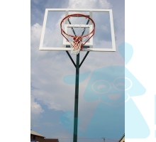 Комплект баскетбольний: стійка, щит, кошик і сітка