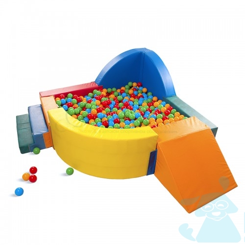 Мягкие модули Сухой Бассейн - Ракета 2 +мат