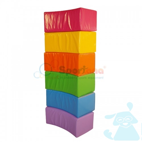 Мягкие модули Пуфики-стульчики 6шт.