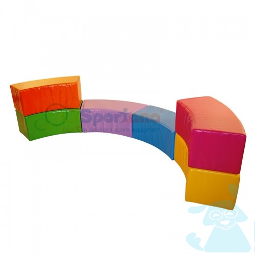 Мягкие модули Пуфики-стульчики 6шт.