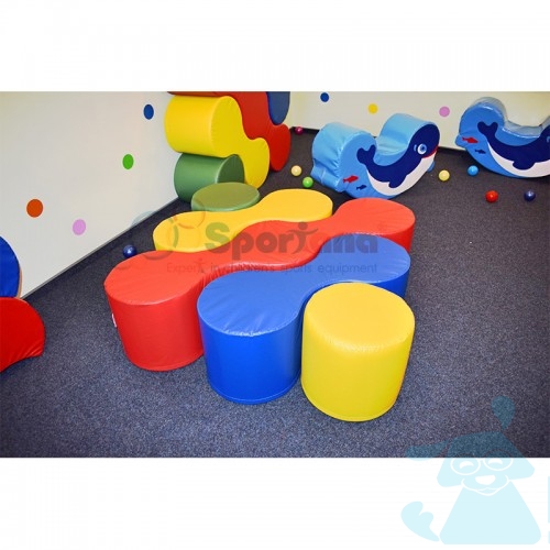 Мягкие модули Косточки-пазлы 5 элементов