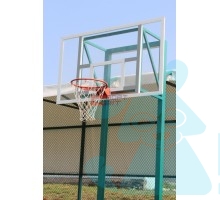 Комплект баскетбольный: стойка, щит, корзина и сетка