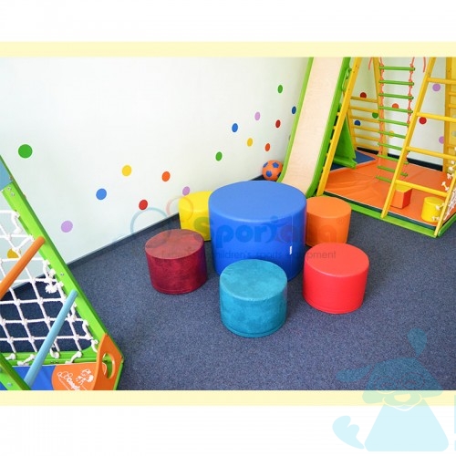 Мягкие модули “Столик со стульчиками”