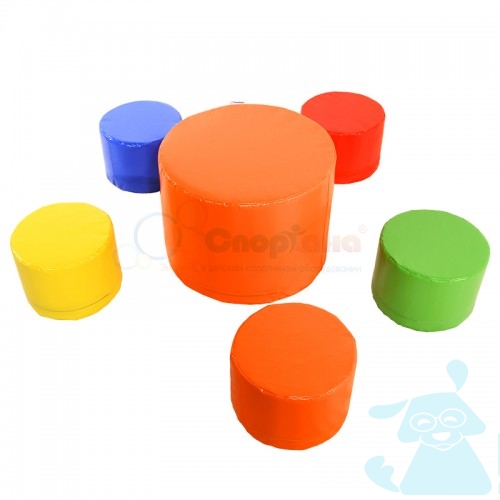 Мягкие модули “Столик со стульчиками”