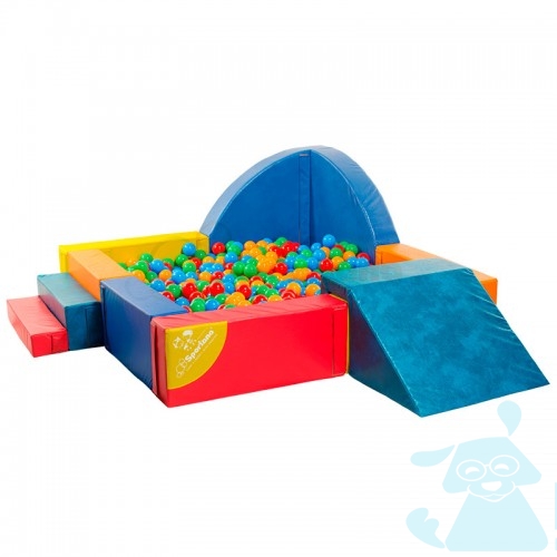 Мягкие модули Сухой Бассейн - Ракета 3 +мат