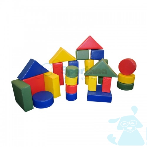 Мягкий напольный конструктор Городок-мини 24 элемента