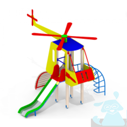 Дитяча гірка Гелікоптер Mі8