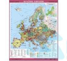 Країни Європи. Економічна карта