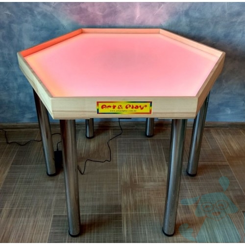 Шестикутний стіл для пісочної анімації і терапії