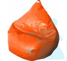 Крісло-груша Фреш помаранчеве