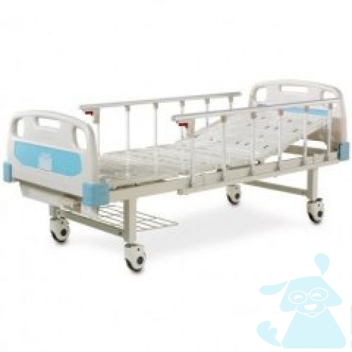 Ліжко лікарняне механічне на колесах