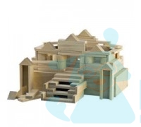 Набір дерев'яних кубиків Плашки - дерев'яшки