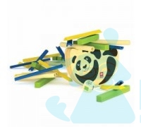 Дерев'яна іграшка головоломка балансир Pandabo
