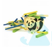 Дерев'яна іграшка головоломка балансир Pandabo